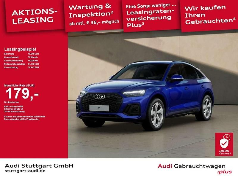 Ultrablau metallic Gebraucht 2024 Audi Q5 Sportback Ambiente SUV | 54.740 € (Etwas zu teuer) - Bild 1/2