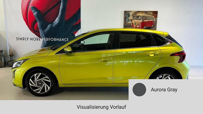 Neu Hyundai i20 GO! 100 PS (73 kW) 2025 Aurora gray pearl Kleinwagen