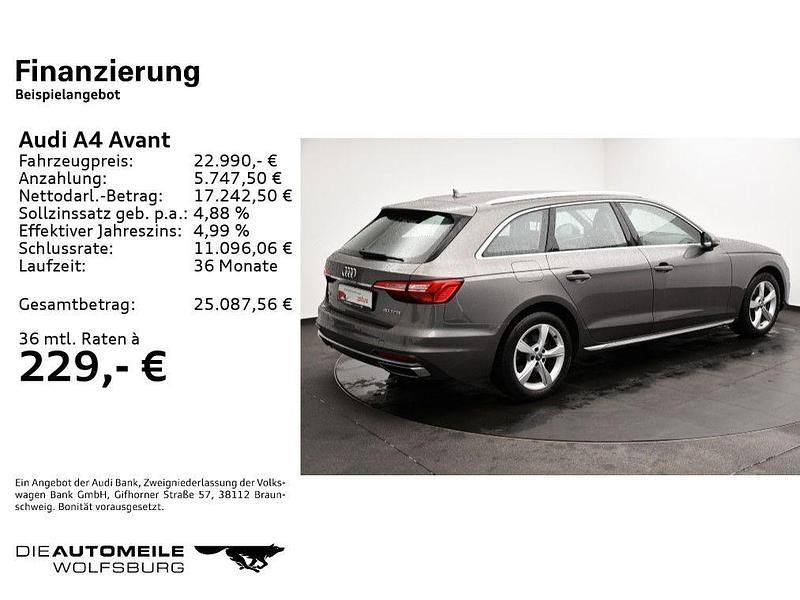 Gebraucht Audi A4 Advanced 190 PS (139 kW) 2019 Grau Kombi