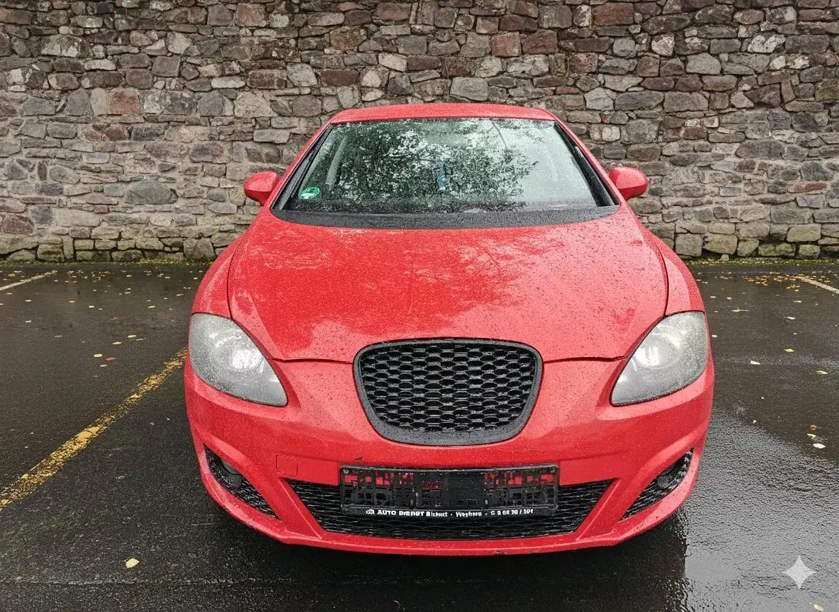 Gebraucht Seat Leon Style 105 PS (77 kW) 2010 Rot Kleinwagen
