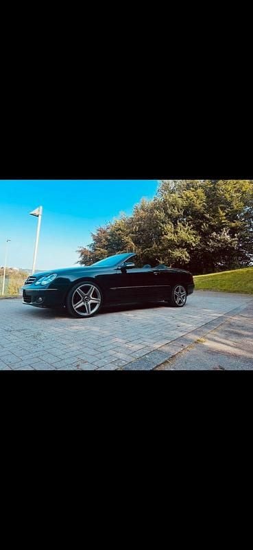 Gebraucht Mercedes CLK200 AMG 184 PS (135 kW) 2007 Schwarz Cabrio