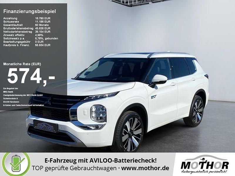 Anden weiß Gebraucht 2024 Mitsubishi Outlander P-HEV Top SUV | 55.934 € - Bild 1/4