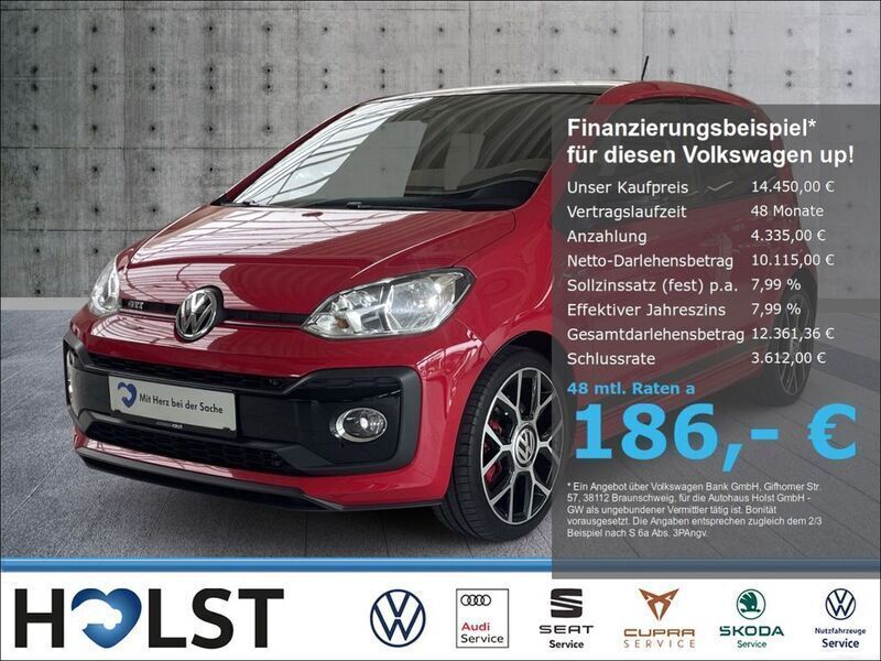Rot Gebraucht 2019 VW up! GTI Kleinwagen | 14.450 € (Fairer Preis) - Bild 1/4