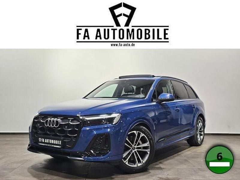 Blau Gebraucht 2025 Audi Q7 S-Line SUV | 63.290 € (Teuer) - Bild 1/4