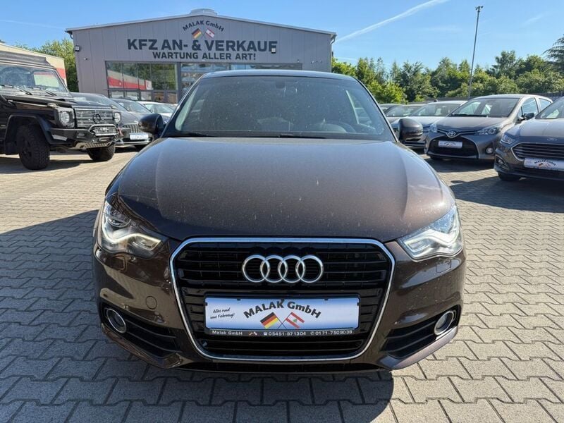 Braun Gebraucht 2012 Audi A1 S-Line Kleinwagen | 5.699 € (Guter Preis) - Bild 1/4
