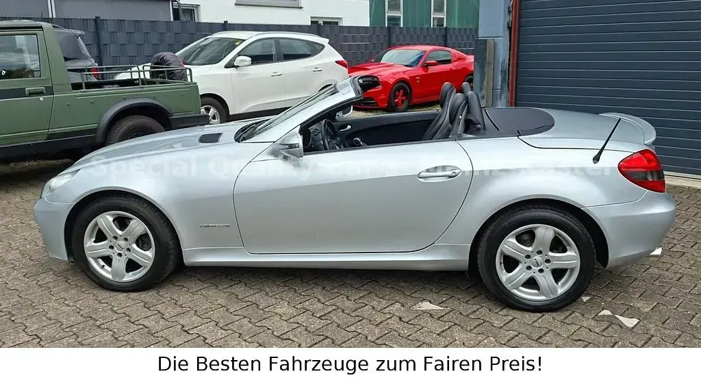 Gebraucht Mercedes SLK200 184 PS (135 kW) 2008 Silber Cabrio