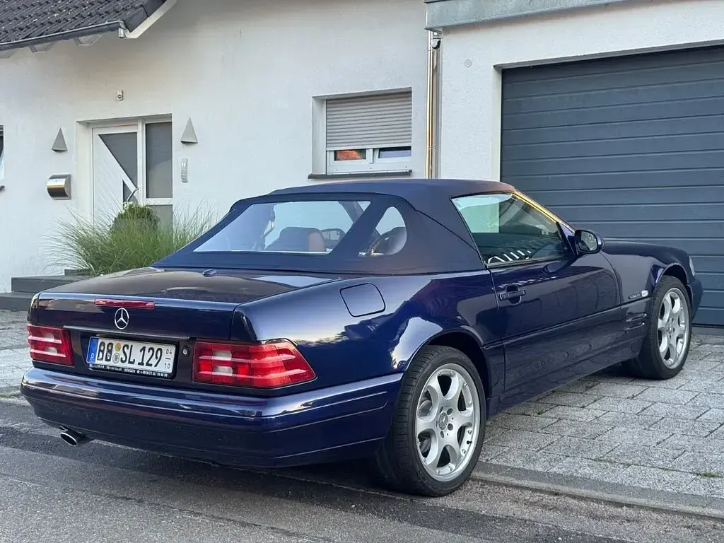 Gebraucht Mercedes SL320 Edition 224 PS (164 kW) 2000 Blau Cabrio