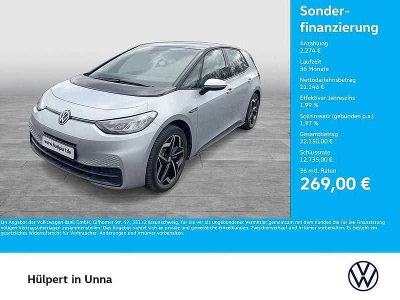 Gebraucht VW ID.3 Pro Performance 150 kW (204 PS) 2022 Scale silver metallic Kleinwagen