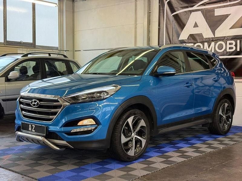 Blau Gebraucht 2016 Hyundai Tucson Style SUV | 18.490 € (Fairer Preis) - Bild 1/4