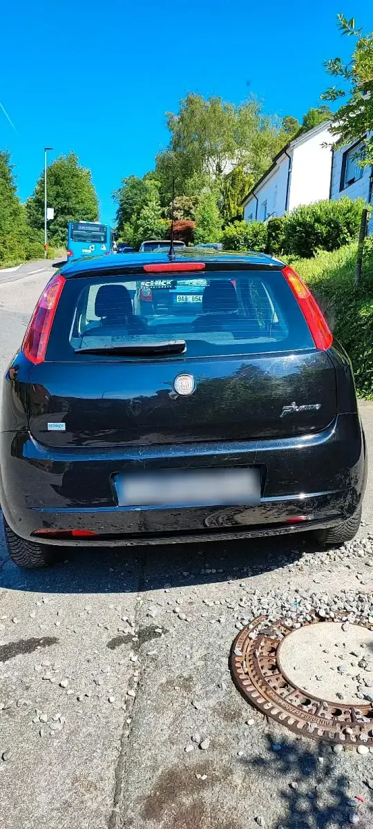 Gebraucht Fiat Punto 75 PS (55 kW) 2008 Schwarz Kleinwagen