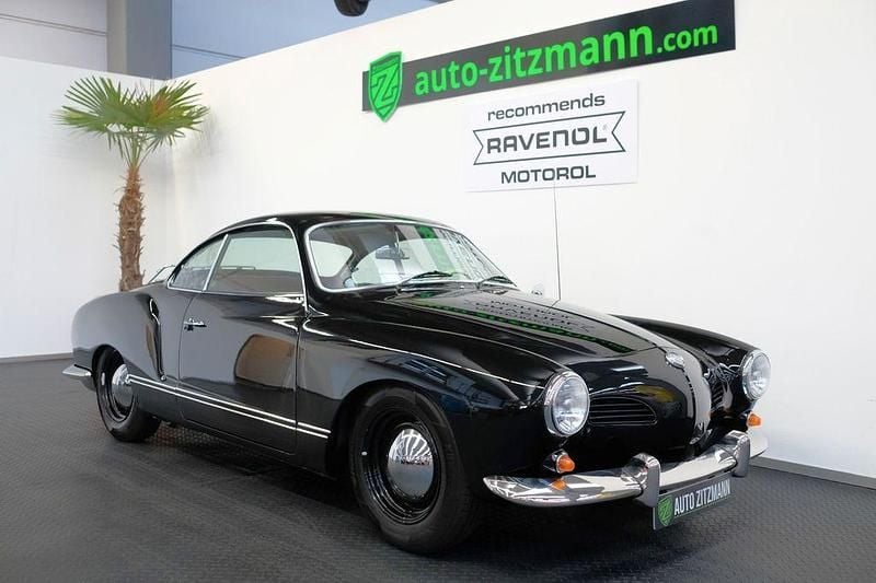 Schwarz uni Gebraucht 1961 VW Karmann Ghia Karmann Coupé | 26.900 € - Bild 1/4