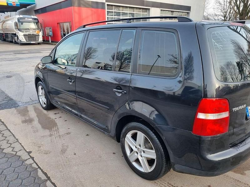 Gebraucht VW Touran Conceptline 102 PS (75 kW) 2005 Schwarz Van / Kleinbus