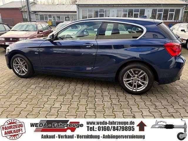 Gebraucht BMW 118 Sport Line 150 PS (110 kW) 2018 Mediterranblau metallic Kleinwagen