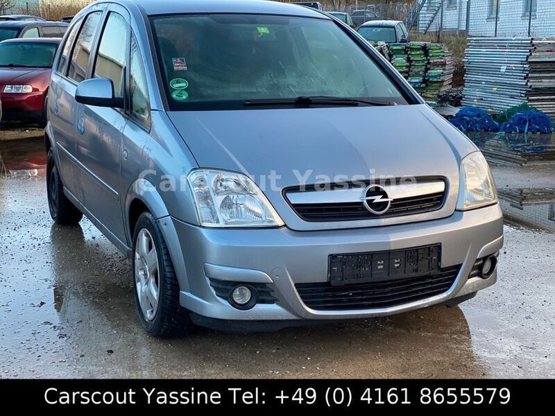 Grau Gebraucht 2008 Opel Meriva Cosmo Van / Kleinbus | 600 € (Superpreis) - Bild 1/4