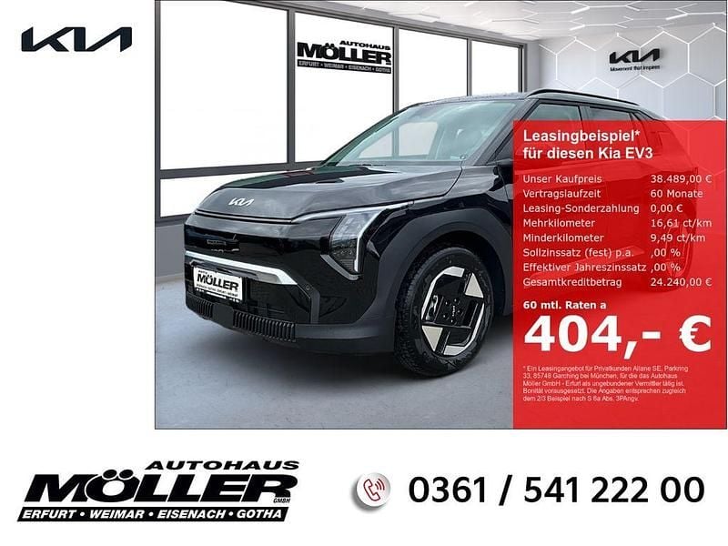 Neu Kia EV3 Earth 150 kW (204 PS) 2025 Auroraschwarz metallic SUV