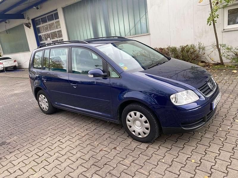 Gebraucht VW Touran 116 PS (85 kW) 2005 Blau Van / Kleinbus
