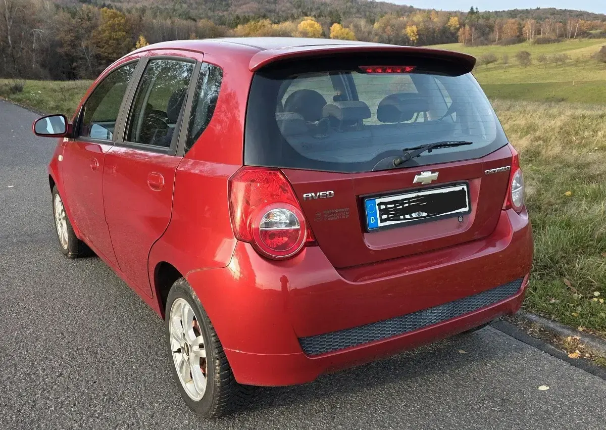 Brugt Chevrolet Aveo LT 101 HK (74 kW) 2009 Rød Sedan