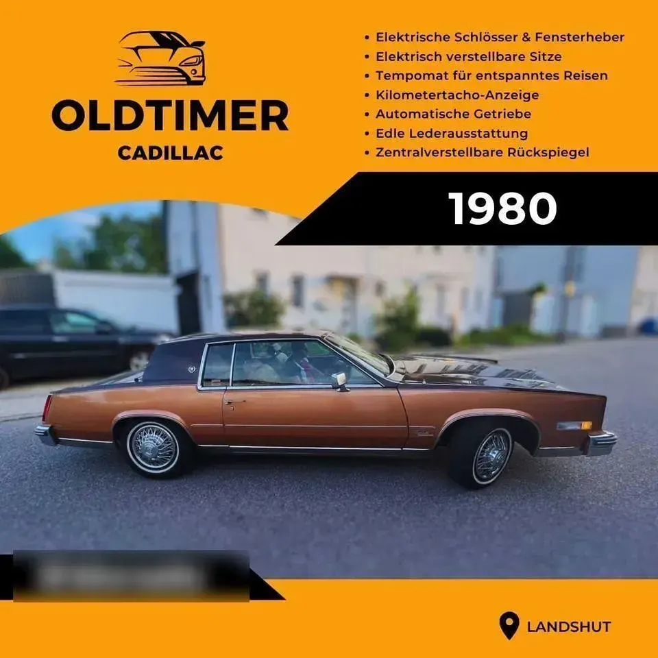Gebraucht Cadillac Eldorado 105 PS (77 kW) 1980 Braun Coupé