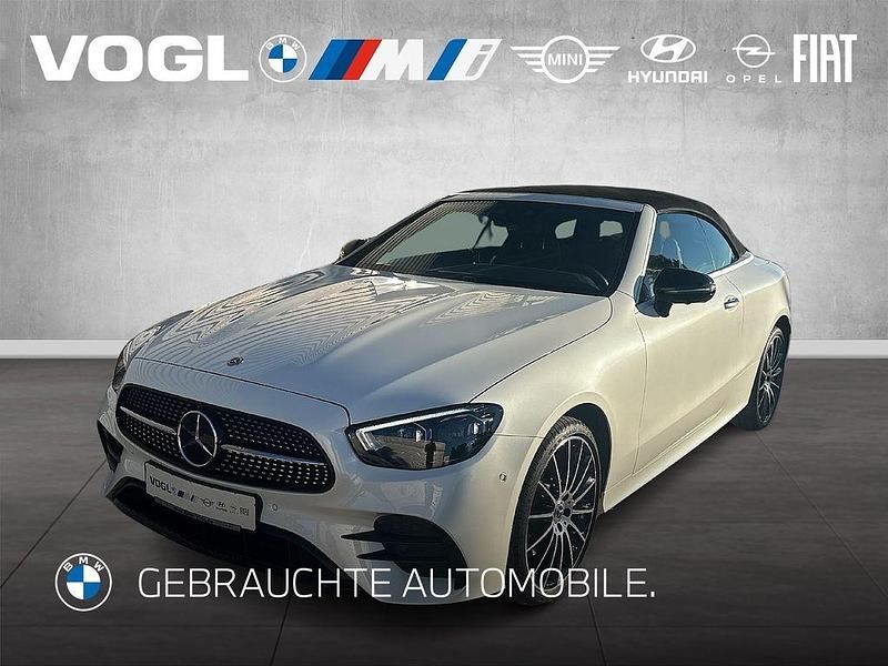 Diamantweiß metallic Gebraucht 2020 Mercedes E450 AMG line Cabrio | 51.990 € (Guter Preis) - Bild 1/4