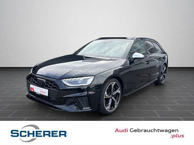 Mythosschwarz metallic (metallic) Gebraucht 2022 Audi S4 Ambiente Kombi | 48.900 € (Fairer Preis) - Bild 1/4