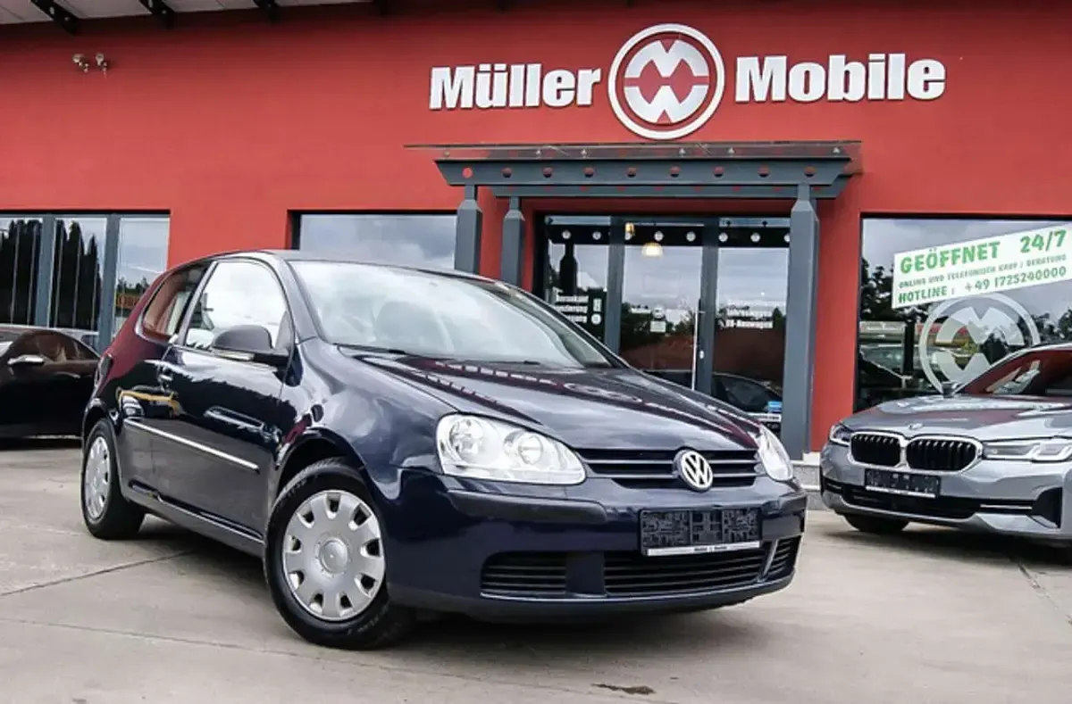 Gebraucht VW Golf VI Trendline 80 PS (58 kW) 2008 Blau Kleinwagen