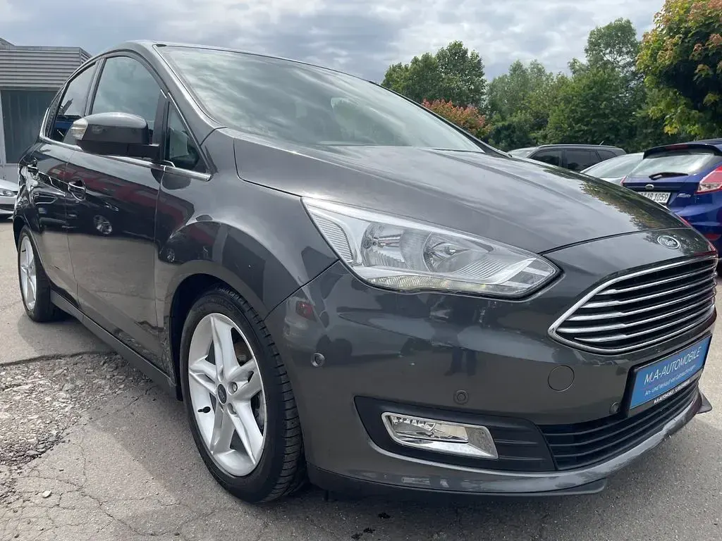 Gebraucht Ford C-MAX Titanium 125 PS (91 kW) 2017 Grau Van / Kleinbus