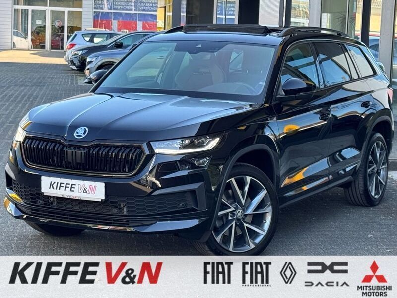 Schwarzmagic perleffekt (metallic) Gebraucht 2024 Skoda Kodiaq SportLine SUV | 47.390 € (Fairer Preis) - Bild 1/4
