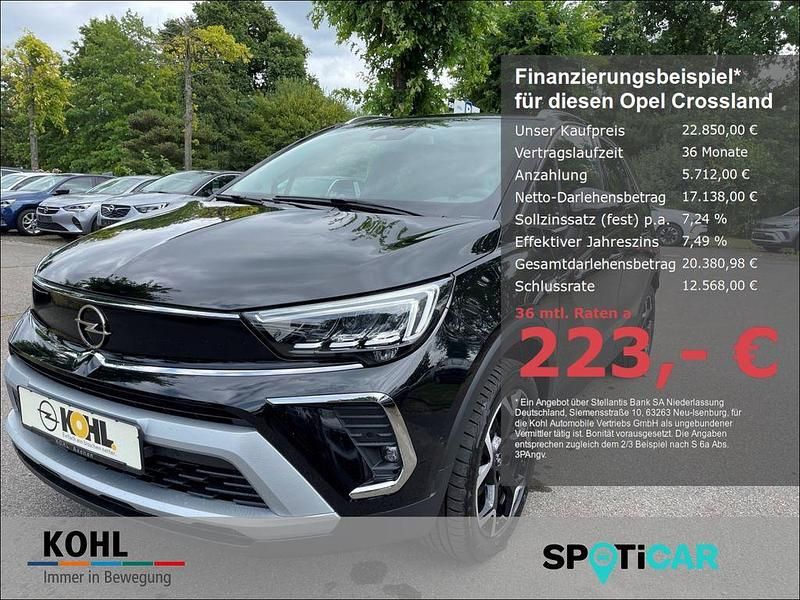 Metallic) (schwarz Gebraucht 2023 Opel Crossland Ultimate SUV | 22.850 € (Etwas zu teuer) - Bild 1/3