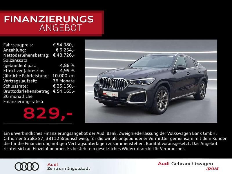 Grau Gebraucht 2022 BMW X6 xLine SUV | 54.980 € (Superpreis) - Bild 1/3