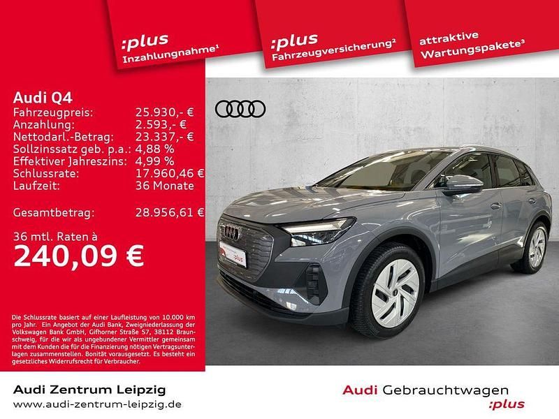 Kieselgrau Gebraucht 2022 Audi Q4 e-tron Comfort SUV | 25.930 € (Fairer Preis) - Bild 1/3