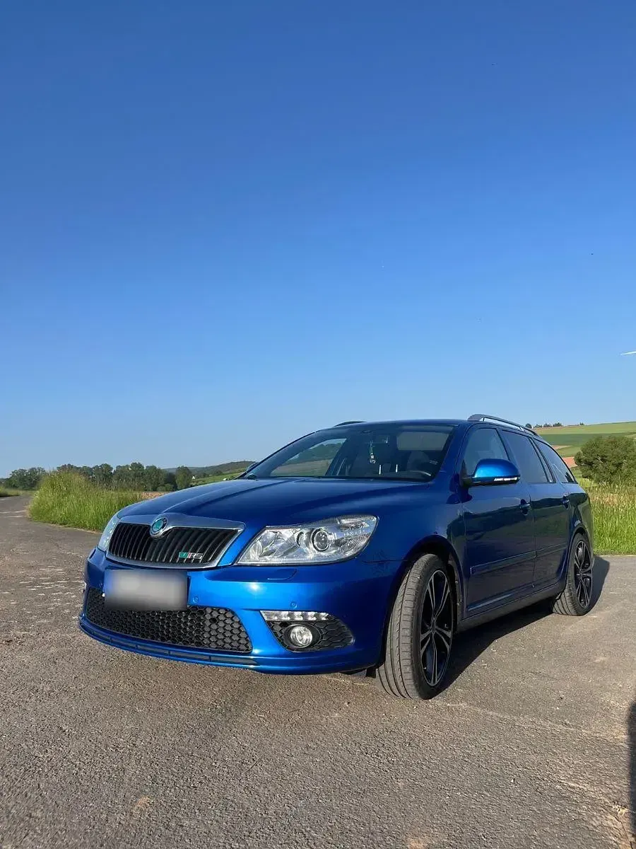 Brugt Skoda Octavia RS 200 HK (147 kW) 2012 Blå Stationcar