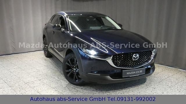 Blau Gebraucht 2024 Mazda CX-30 Homura-Line SUV | 27.965 € - Bild 1/3