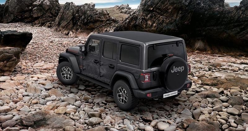 Neu Jeep Wrangler Rubicon 272 PS (200 kW) 2025 Granite crystal (pau) SUV