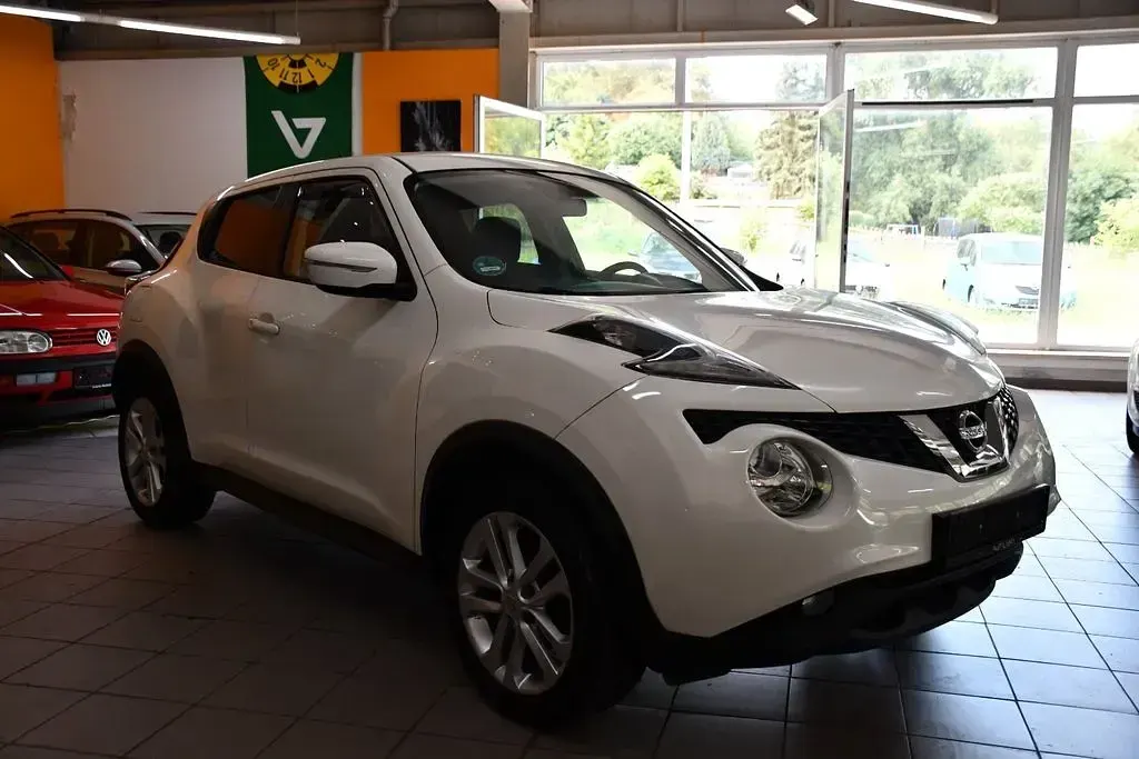 Gebraucht Nissan Juke Acenta 116 PS (85 kW) 2014 Weiß SUV