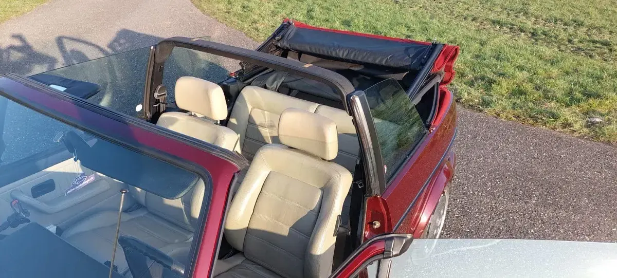 Gebraucht VW Golf Cabriolet Classicline 98 PS (72 kW) 1993 Rot Cabrio