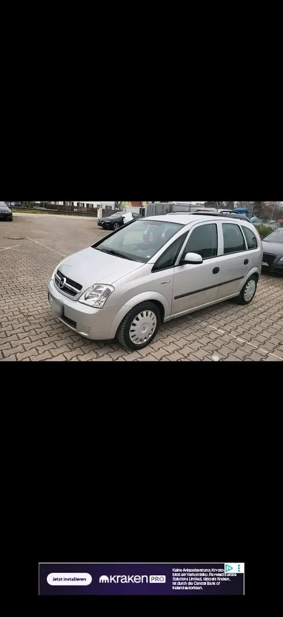 Używany Opel Meriva 101 KM (74 kW) 2005 Srebrny Minivan