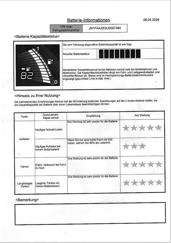 Gebraucht Nissan Leaf 80 kW (109 PS) 2012 Blau Kleinwagen