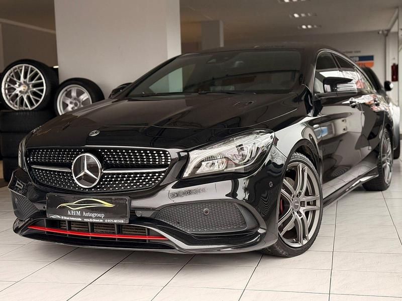 Schwarz Gebraucht 2018 Mercedes CLA250 AMG line Limousine | 19.990 € (Superpreis) - Bild 1/4