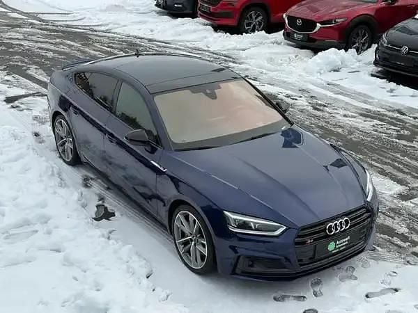 Navarrablau metallic Gebraucht 2018 Audi S5 Ambiente Coupé | 37.680 € (Etwas zu teuer) - Bild 1/4