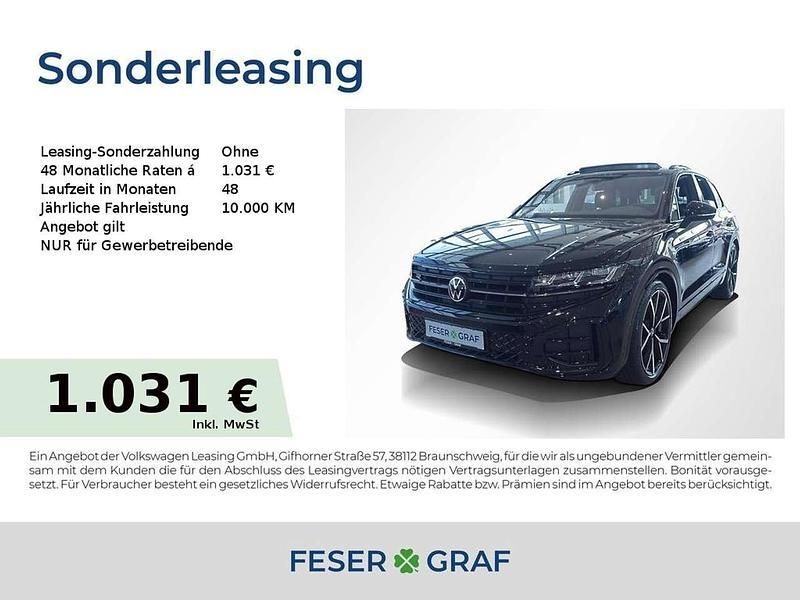 Grenadillschwarz metallic Neu 2025 VW Touareg R-line SUV | 99.980 € (Teuer) - Bild 1/4
