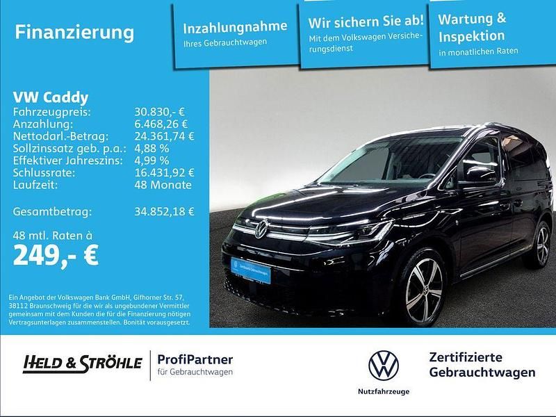 Schwarz Gebraucht 2024 VW Caddy Dark Label Van / Kleinbus | 30.830 € (Teuer) - Bild 1/3