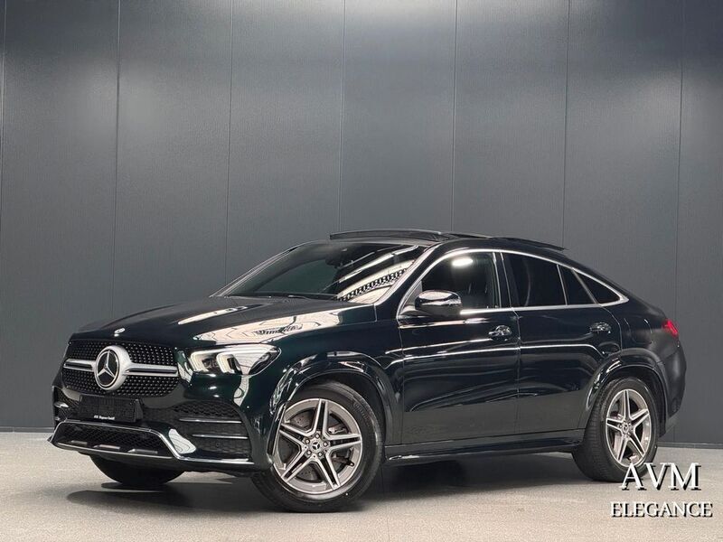 Grün Gebraucht 2022 Mercedes GLE350e AMG line Coupé | 74.900 € (Superpreis) - Bild 1/4
