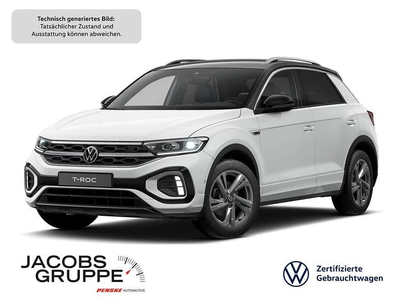 Weiß Gebraucht 2025 VW T-Roc R-line SUV | 30.970 € (Superpreis) - Bild 1/3