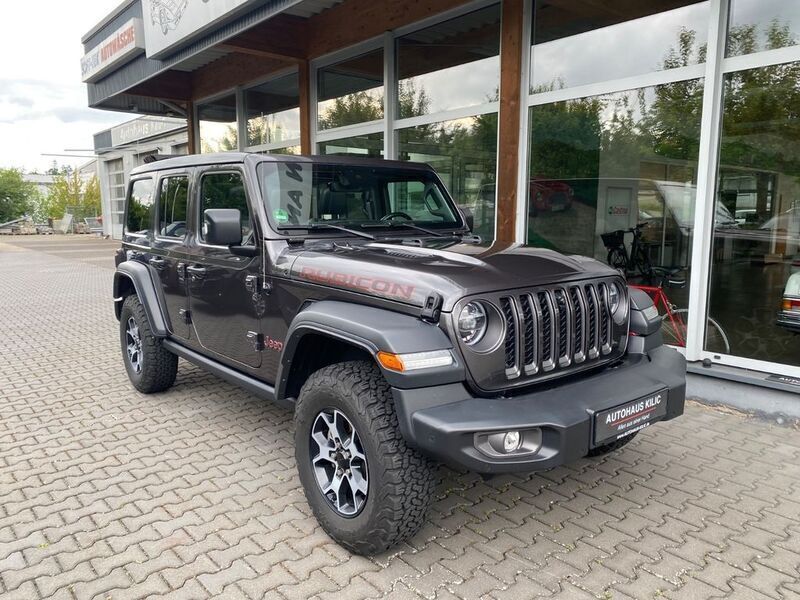 Grau Gebraucht 2021 Jeep Wrangler Unlimited Rubicon SUV | 47.990 € (Superpreis) - Bild 1/3