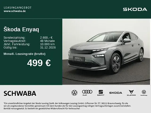 Gebraucht Skoda Enyaq iV 150 kW (204 PS) 2026 Graphitegrau metallic SUV