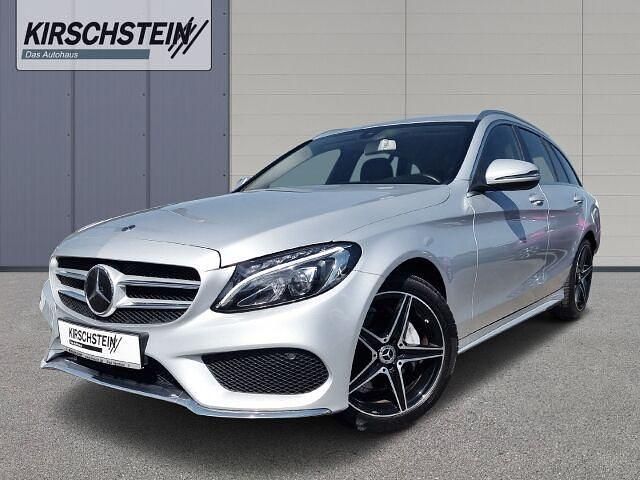 Silber Gebraucht 2018 Mercedes C220 AMG Kombi | 24.990 € (Etwas zu teuer) - Bild 1/4