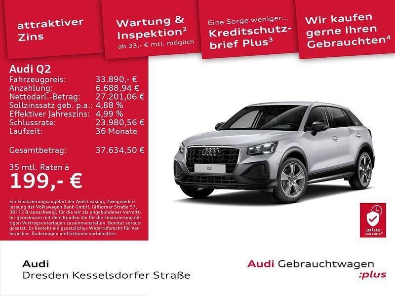 Gebraucht Audi Q2 Ambiente 116 PS (85 kW) 2025 Florettsilber metallic SUV