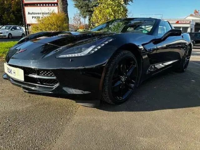 Schwarz Gebraucht 2015 Chevrolet Corvette Stingray LT Coupé | 43.890 € - Bild 1/3