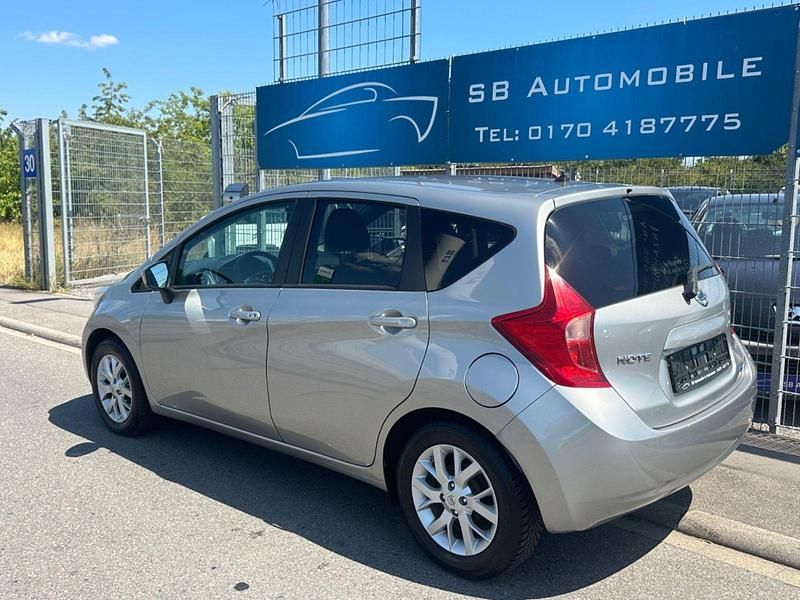 Second-hand Nissan Note Acenta 90 CP (66 kW) 2015 Argintiu Monovolum
