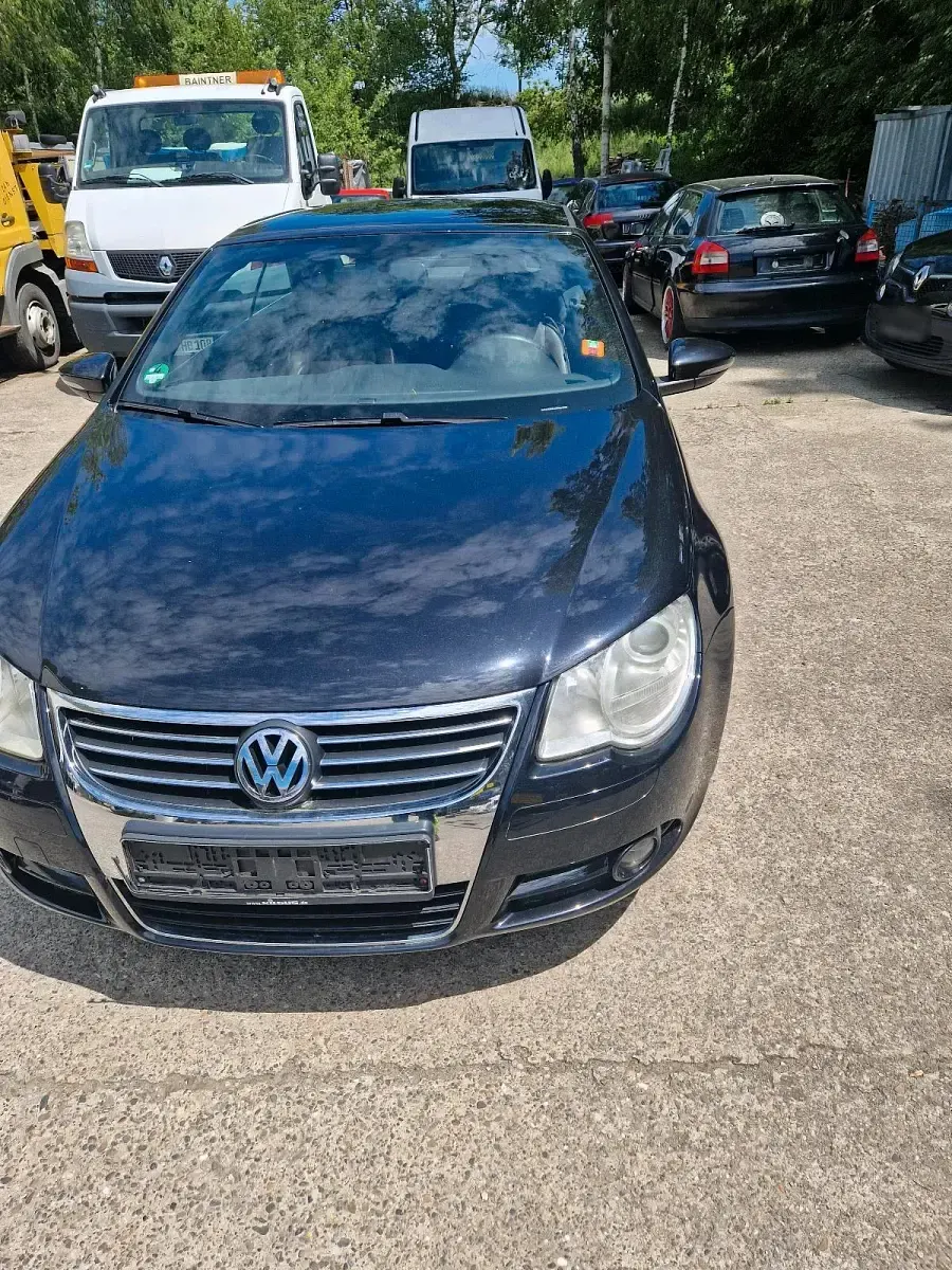 Gebraucht VW Eos 122 PS (89 kW) 2009 Schwarz Cabrio